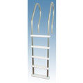 Blue Wave Plastic-Tread Reverse Bend Stainless-Steel In-Pool Ladder - NE1147
