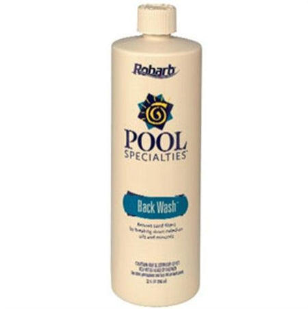 Robarb Backwash Filter Cleaner 1 Quart - 1 Bottle