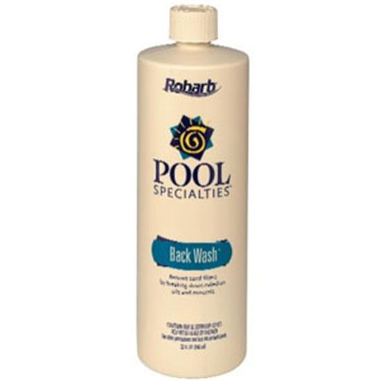 Robarb Backwash Filter Cleaner 1 Quart - 1 Bottle