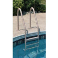 Saftron 3 Step In Ground Polymer Ladder - Gray