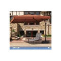 Santorini Cantilever 10' Square Umbrella - Stone Olefin