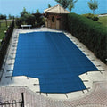 Solid Safety Pool Cover Pool Size: 15' x 30' Rectangle Blue w- Mesh Panel 12 Yr  Warranty Arctic Armor