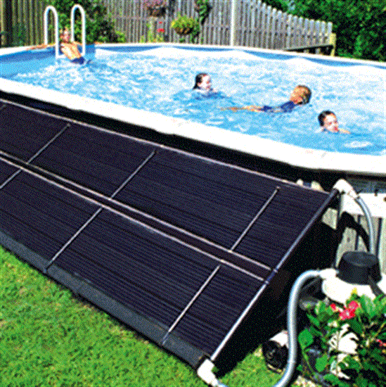 Smart Pool Sun Heater Solar Heating System for Above Ground Pools 2 x 20 Panel up to 15' Round - SPSH0015
