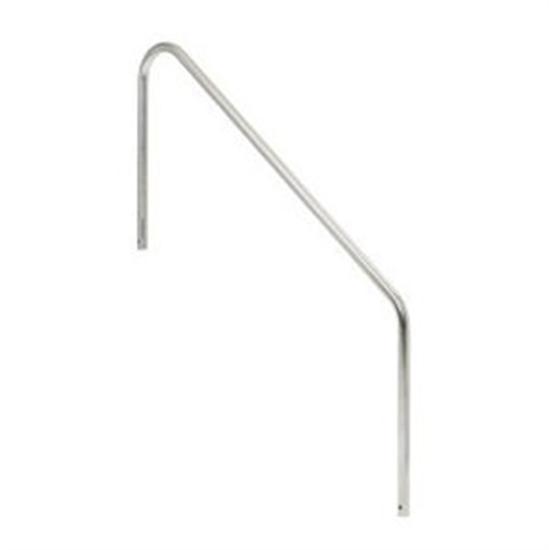 SR Smith 2 Bend 6' High Standard Length Stainless Steel Hand Rail -1' Extension
