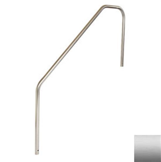 SR Smith 3 Bend 4' High Standard Length Stainless Steel Hand Rail