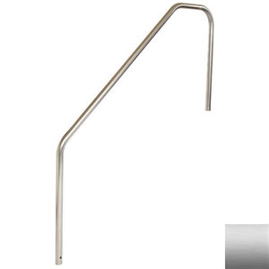 SR Smith 3 Bend 6' 6" High Standard Length Stainless Steel Hand Rail -1' Extension