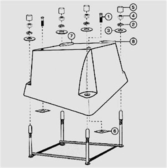 SR Smith 656-658 Supreme Stand Bolt Kit Stainless Steel - 69-209-017-SS