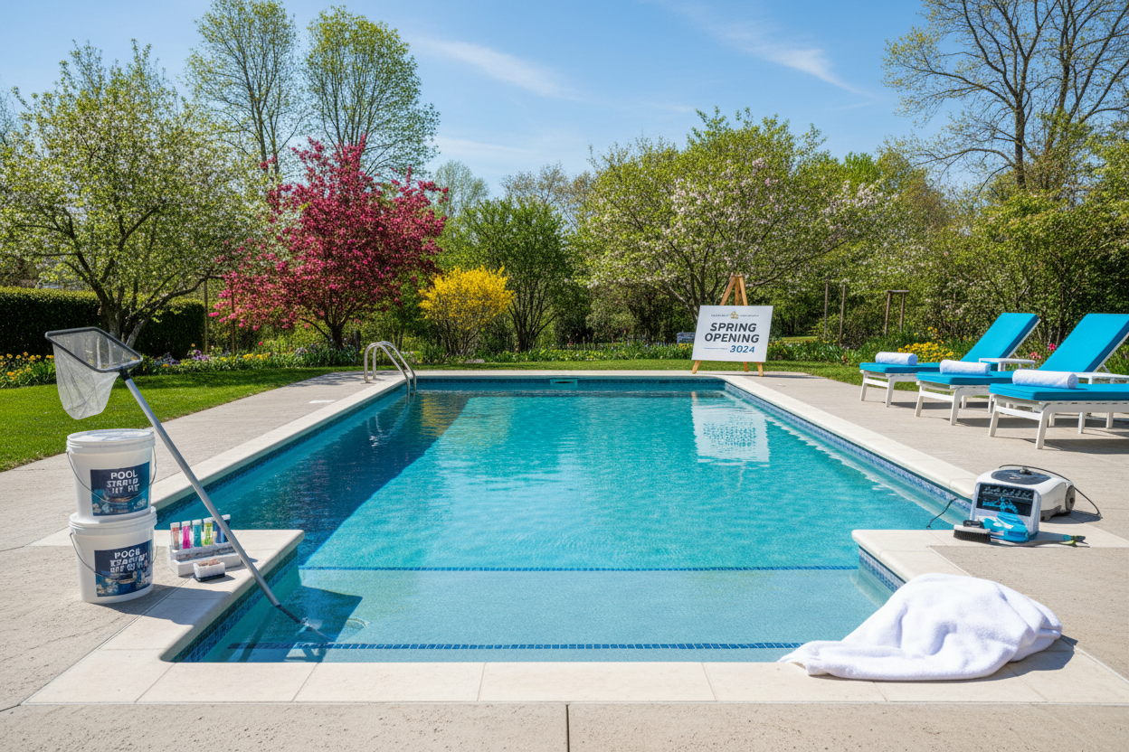 Swimming Pool Spring Opening