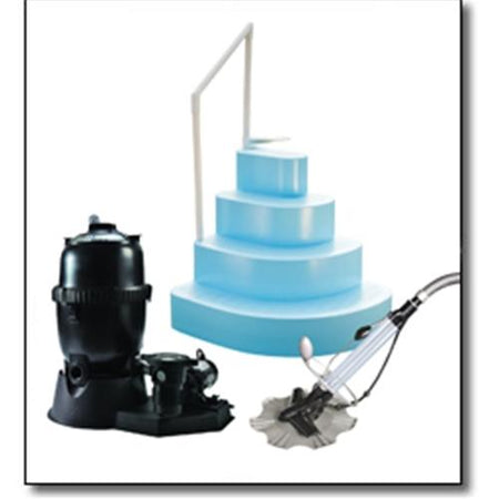 Ultra 15' Round Mod Media Equipment Package for Above Ground Pools