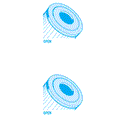 Unicel 6sq ft Wet Institute Cartridge, 2-7-8" Diameter