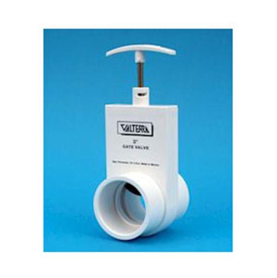 Valterra 2" SKT PVC Unibody Gate Valve - White
