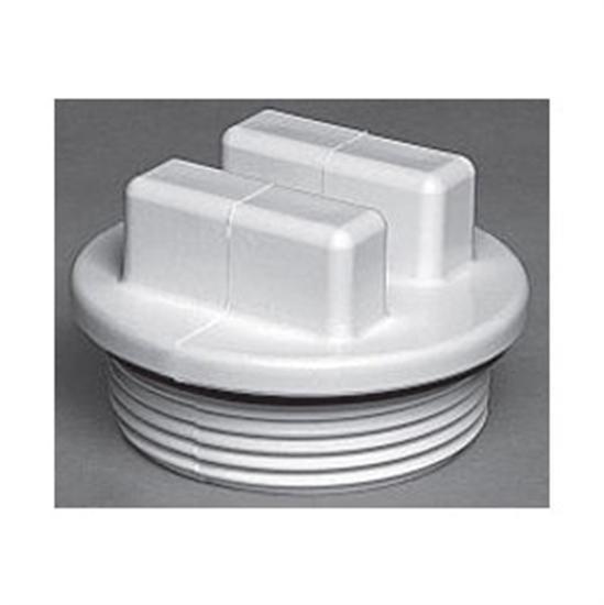 Waterway 2" Plug With O-Ring - White