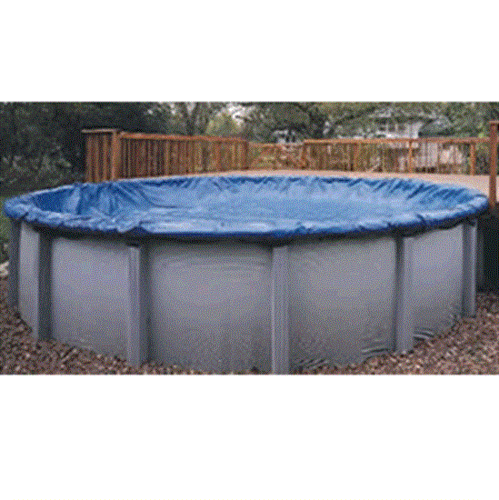Above-Ground Winter Pool Cover - Pool Size: 12' X 20' Oval - Arctic Armor 8 Yr Warranty