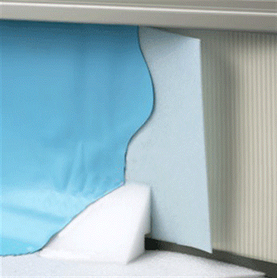 Wall Foam Kit - 15' Round - 1-8" thick 48" Tall - 1-60' Roll and 1 Can of Spray Tack