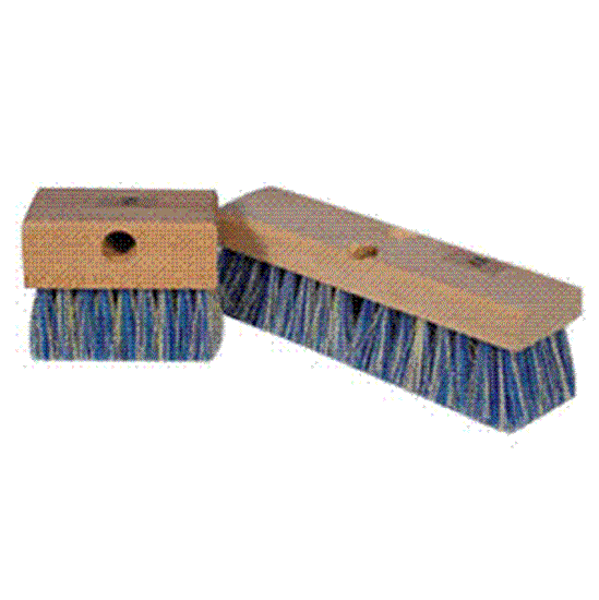 Wood Back Pool - Deck Brush - 10"